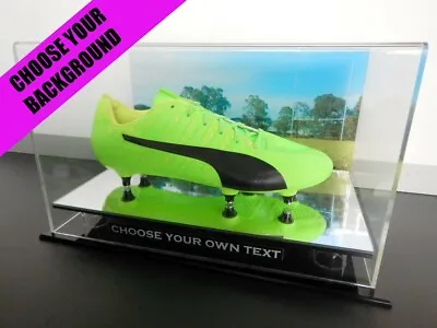 ✺New✺ Football Boot Mirror DISPLAY CASE - NRL Rugby League Memorabilia Lego • $164.99