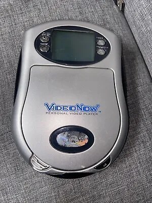 Vtg Hasbro VideoNow Personal Video Player + Sponge Bob Disc Y2K WORKS C1 • $9