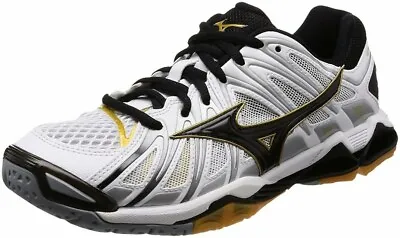 MIZUNO Volleyball Shoes WAVE TORNADO X2 V1GA1812 Black Gold US5(23cm)UK4.0 • $109.61