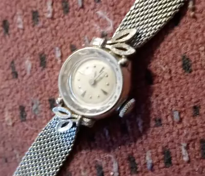 Vintage Hamilton 14K White Gold Working Wrist Watch & 14k Mesh Band = 24.32g • $2015