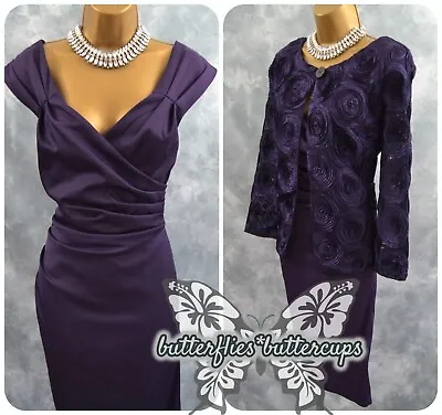 £79.99 • Buy ~ PHASE EIGHT & ALEXON ~ Size 16 Dress And Jacket Mother Of The Bride Outfit
