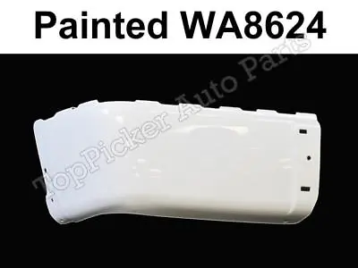 Painted White Rear Bumper Cap/End LH For 2007-2013 Silverado Sierra W/O Hole New • $110.94