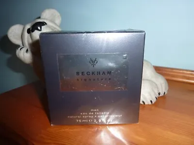 Mens Beckham Signature Men Eau De Toilette 75ml Spray BNSIB Rare Item  • £59.99