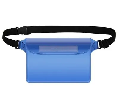 Money Belt Pouch Bag | Waterproof Transparent Waist Bag With Adjustable Strap • £3.99