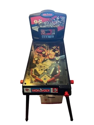 $100 • Buy Hasbro MONOPOLY Electric Pinball Machine 2000 Very Good Condition AC/DC Plug In