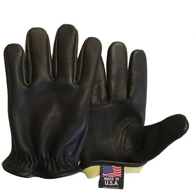American Deerskin Motorcycle Gloves With Full Kevlar Lined • $64.99