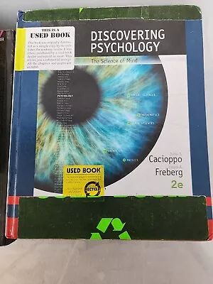 Discovering Psychology 2e:the Science Of Mind • $4