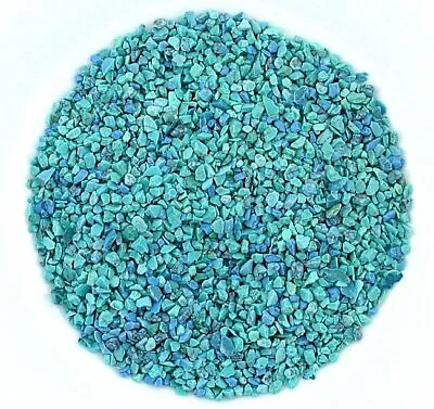 $59.99 • Buy 1/4 Pound Synthetic Resin Blue Green Turquoise Inlay Chip NO POWDER 4mm & Less