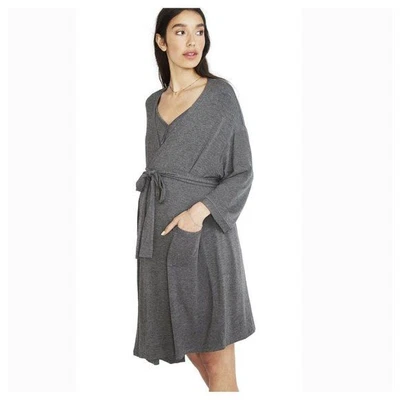 £76.59 • Buy HATCH Women's Maternity Delivery Hospital Gown Robes Gray One Size