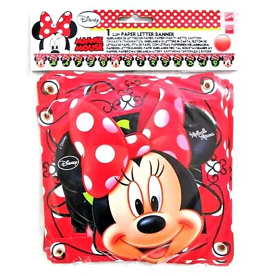 Disney Minnie Mouse Party Supplies - Kids Birthday Decorations • $4.96