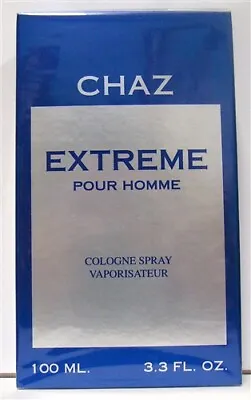 $35 • Buy Chaz Extreme Pour Homme Cologne Spray 3.3 Oz