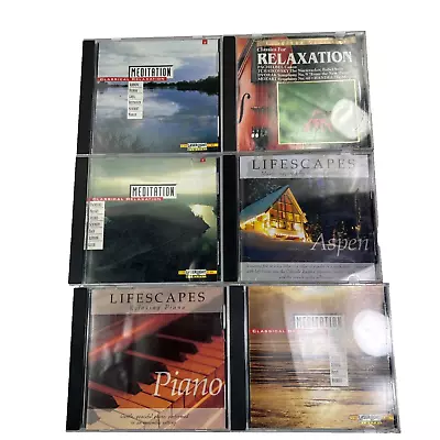 Lot Of 6 Meditation Relaxation CDs - Lifescapes • $12.88