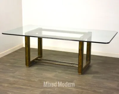 Bernhard Rohne For Mastercraft Acid Etched Dining Table • $4500