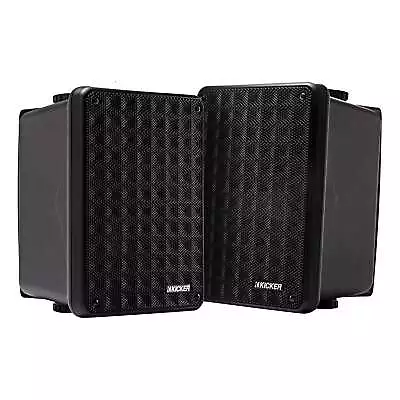 Kicker 46KB6B Black Indoor Outdoor Full Range High-efficiency Speakers Pair • $129.95