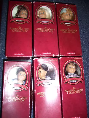 Lot Of 6 Mini American Girl Dolls With Boxes  See Descriptions Below Free Ship • $70