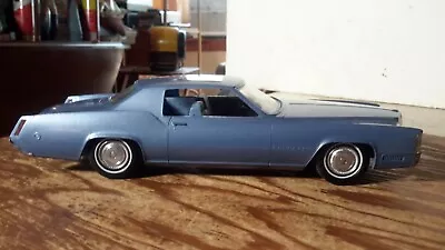 1969 Cadillac  EL Dorado  Metallic Blue PROMO CAR BOX Dealer Model • $185