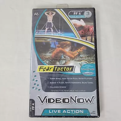 Video Now VideoNow Fear Factor Volume FF 4  Live Action 3 Discs New Sealed 2005 • $15.99