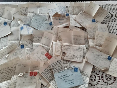 £36.95 • Buy Vintage Ephemera Handwritten Love Letters 1949/50 My Dearest Darling Brenda