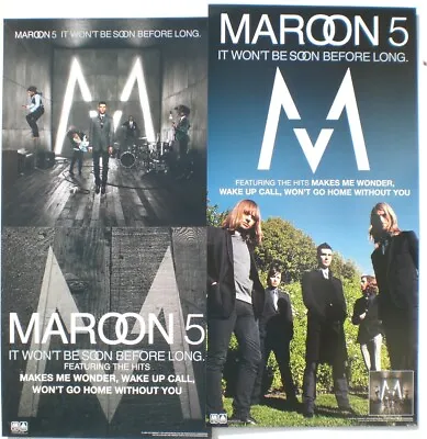 Maroon 5  It Won't Be Soon  U.s. Promo Poster / Banner • $14.51