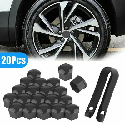 20Pcs 17mm Car Wheel  Lug Bolt Nut Covers Caps With Removal Tool Car Accessories • $15.32