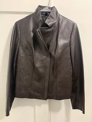 Company Ellen Tracy Solf Leather Jacket Size 8 • $45