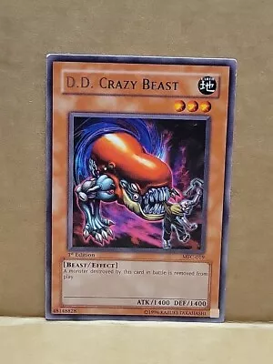 1x D.D. Crazy Beast - MFC-019 - Rare - 1st Edition Lightly Played MFC - Magician • $1.89
