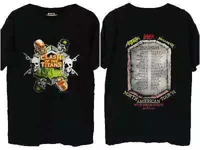 Vintage Concert T Shirt Clash Of The Titans Tour 1991 Anthrax Slayer Rock • $20.99