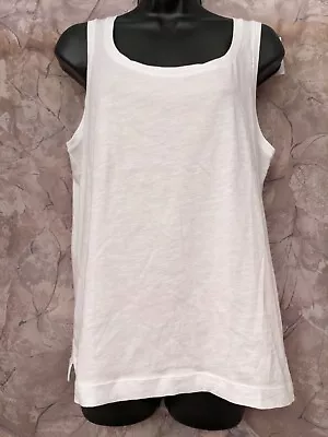 NWT J.Crew Women’s Slub Cotton Tank Top  White Size M • $12