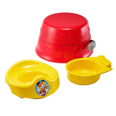 £20.05 • Buy The First Years Mickey Mouse 3-In-1 Kids Potty Training Toilet Seat/Stool/Chair