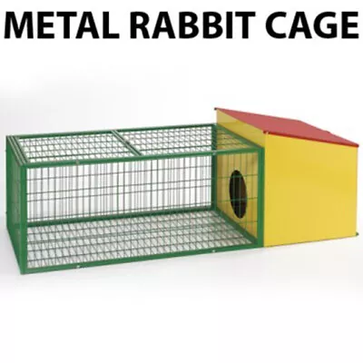 Metal Rabbit Cage Small 120cm X 51cm / Large 167cm X 59cm • $129