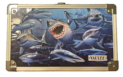 Vaultz 3D Sharks Pencil Box  *NO KEY* 8x5x2” • $9.99