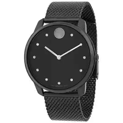 Movado Bold Evolution Quartz Crystal Black Dial Men's Watch 3600904 • $240.63