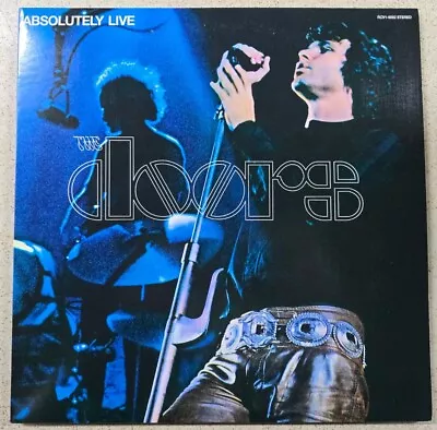 The Doors Absolutely Live Elektra Records 12  33rpm Blue Vinyl Rcv1-9002 • $10