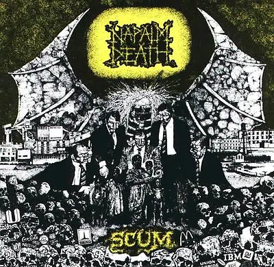 Napalm Death 'Scum' Black Vinyl - NEW FDR Full Dynamic Range • £19.99