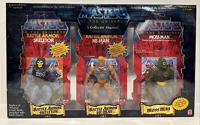 MOTU Commemorative Series 2 Edition He-Man Figures 5 Pack In Sealed Box 1/8000 • $325