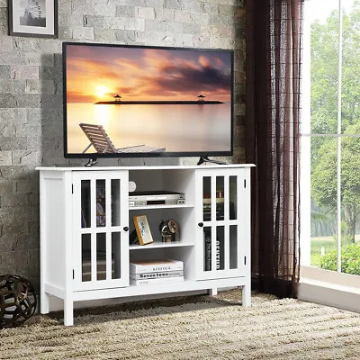 £109.99 • Buy Wooden TV Stand Cabinet 3 Tier Entertainment Center Multi Storage Cupboard Unit