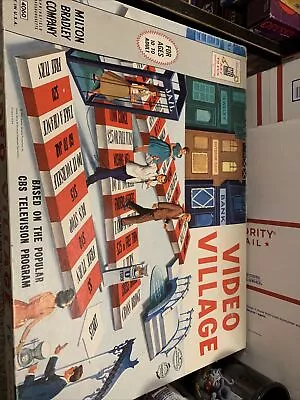 VINTAGE 1960 Milton Bradley Video Village Board Game • $14.99