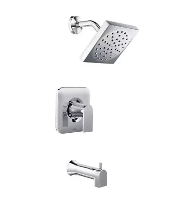 MOEN 82760 Genta Single-Handle 1-Spray Tub And Shower Faucet In Chrome • $69