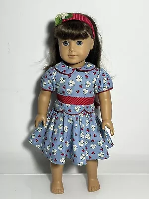 RETIRED Emily Bennett American Girl Doll Outfit: Meet Dress + Headband Excellent • $42.99