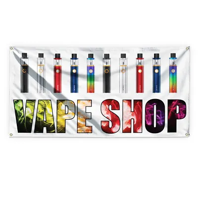 Vape Shop #2 Outdoor Advertising Printing Vinyl Banner Sign With Grommets • $29.99