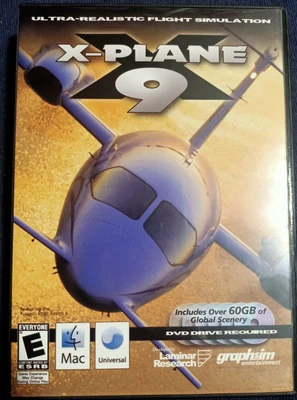 X-PLANE 9 - MACINTOSH 6 DISCS Good Condition Complete + Manual Free Shipping • $21.52