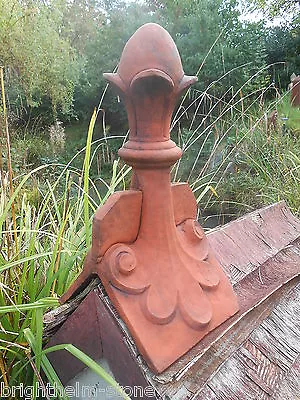 £124.99 • Buy Victorian Ball Roof Finial Copy Of Original 90° Angled Ridge Tile   Pavillion 