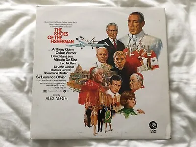£15 • Buy The Shoes Of The Fisherman Ost 1968 Lp Laminated Flipback Aex North 