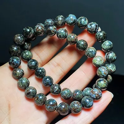 8.4mm 2pcs Genuine Natural Black Seraphinite Crystal Bracelet AAA • $6.13