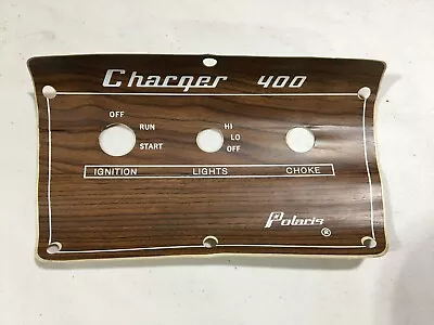 NOS Polaris 72 Charger 400 Dash Decal Vintage Snowmobile Woodgrain 7071235 • $30