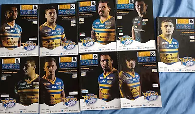 £12.99 • Buy Leeds Rhinos Rugby League 9  Programmes 2016 Season
