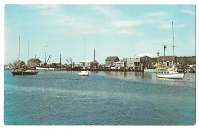 Martha's Vineyard Massachusetts C1960's Menemsha Harbor Fishing Boats • $1.35