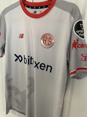 Antalyaspor Match Worn Jersey New Balance Sz L Turkey Suoerlig Soccer • $44