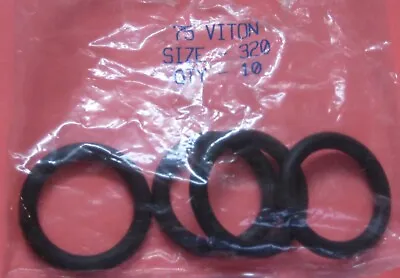 320 O-ring Viton 75 1-1/8  ID X 1-1/2  OD X 3/16  Set Of 4 • $13