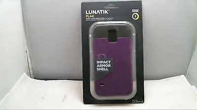 $5.97 • Buy Lunatik Flak Dual-Layer Protection For Samsung Galaxy S5 S 5 Purple Black FLKG5-